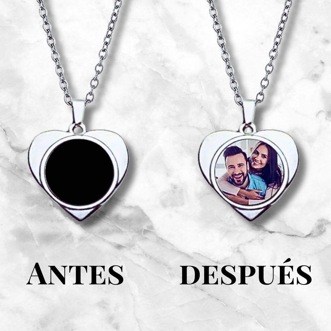 Colgante con Foto Oculta Personalizada